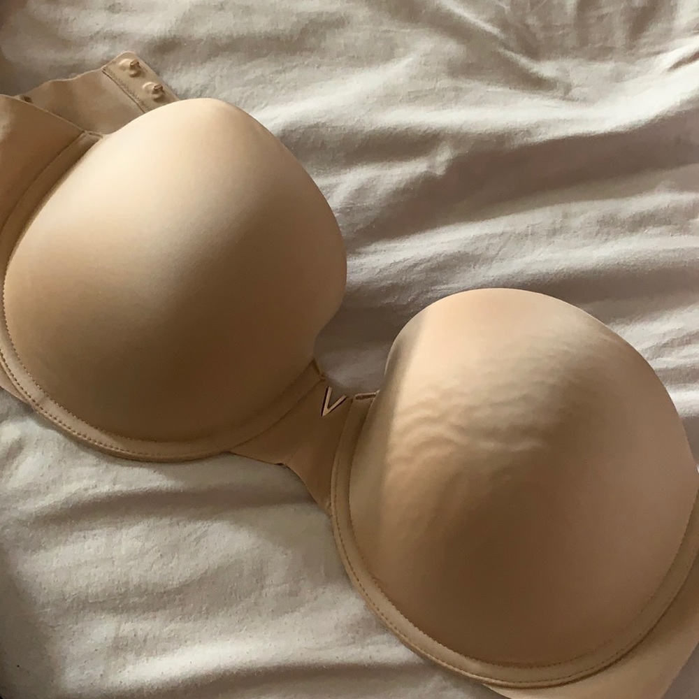 Sexy illusions Nude strapless bra 34DDD